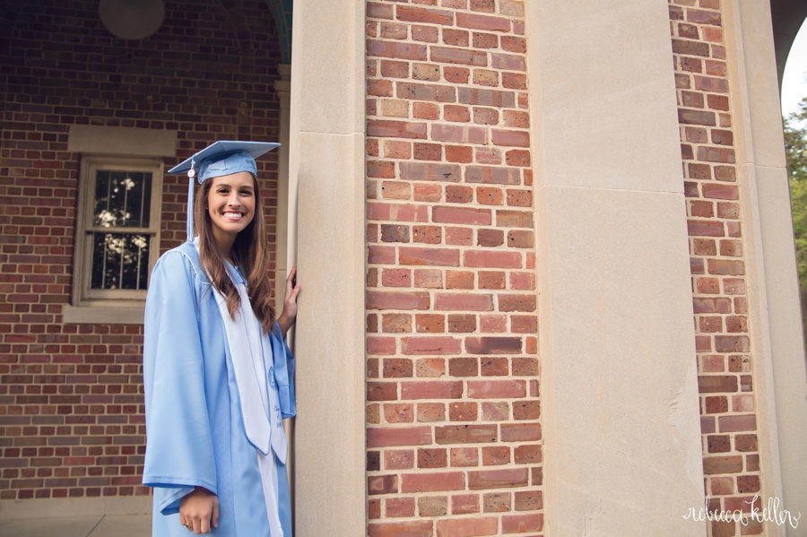 UNC Chapel Hill Graduation Photography Rah Rah Carolina