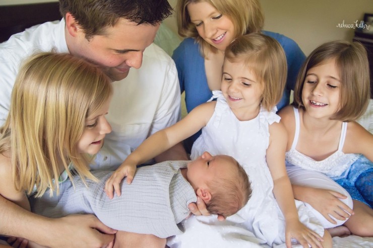 Rebecca Keller Photography | Raleigh Newborn Photography | family newborn photography at home