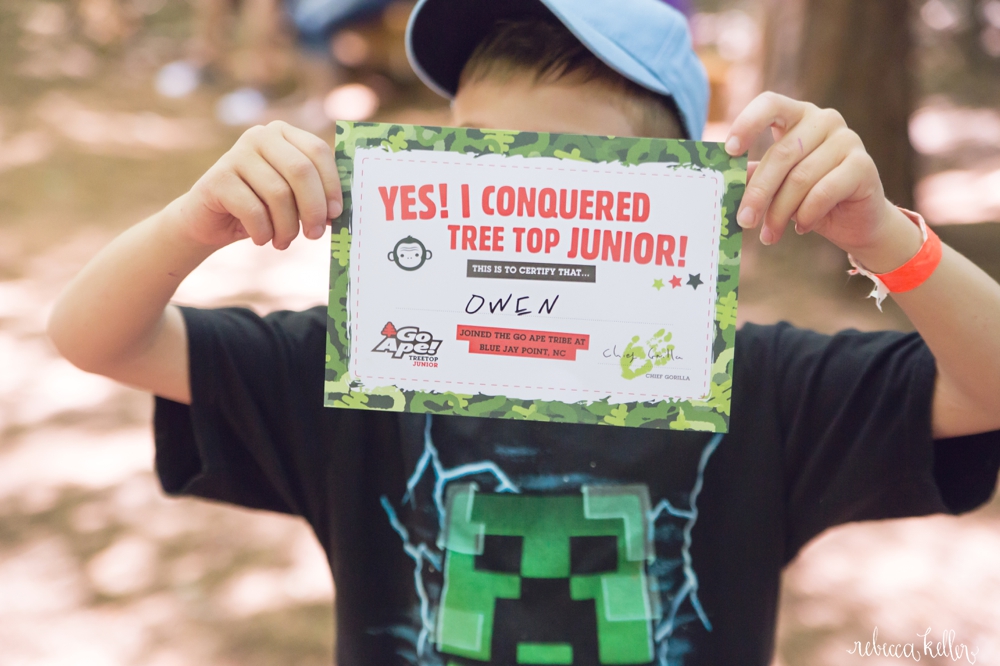 Go Ape Raleigh NC 343 Blu Jay Point 45_4673